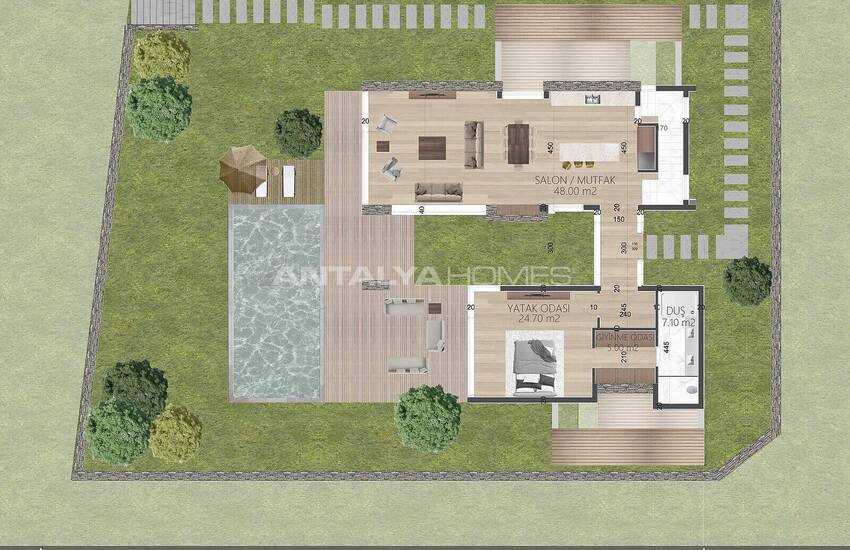 Stilvolle Freistehende Meerblick Villen In Bodrum Türkei 24