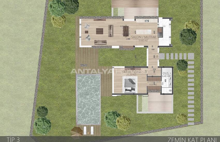 Stilvolle Freistehende Meerblick Villen In Bodrum Türkei 26