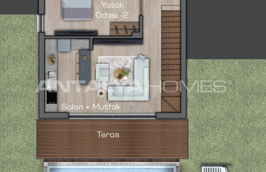 Fristående Villor Med Pool Och Havsutsikt I Bodrum Gumusluk 21