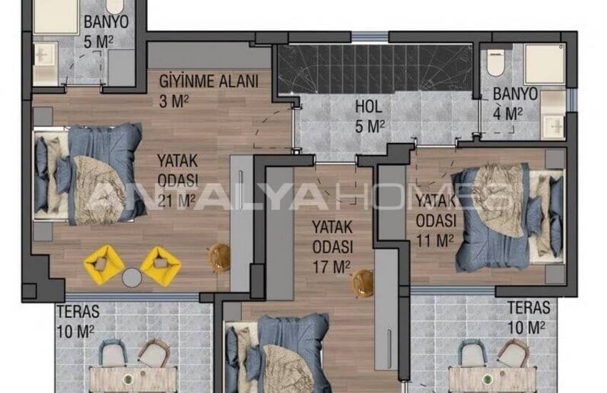 Sea View Villas in the Exclusive Project in Bodrum 55