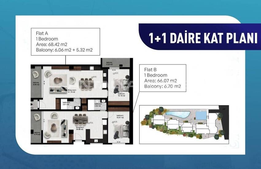 Bodrum Gümbet Havuzlu Site İçinde Daireler 35