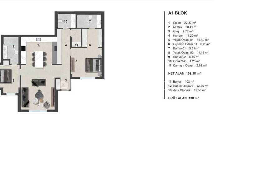 Onroerend Goed Met Uitzicht Op Zee En Tuinen In Bodrum 12
