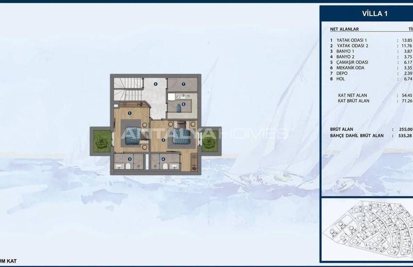 Stijlvolle Vrijstaande Huizen Met Tuin En Zwembad In Bodrum 19