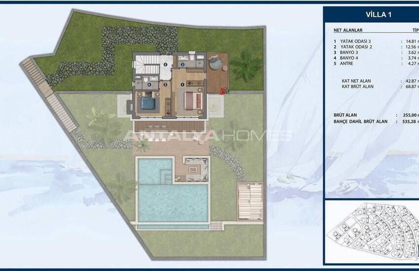 Stijlvolle Vrijstaande Huizen Met Tuin En Zwembad In Bodrum 20
