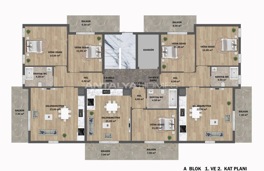 Appartements Élégants Dans Un Complexe Avec Piscine À Mugla Fethiye 24