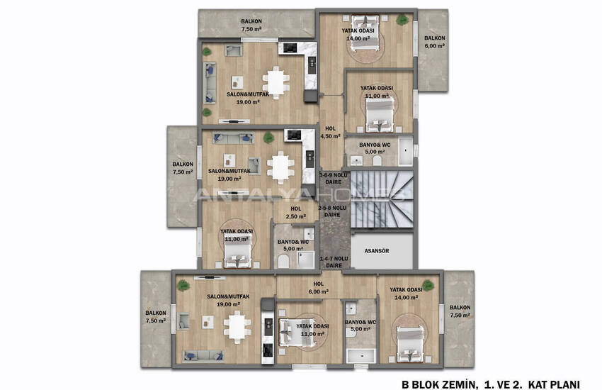 Appartements Élégants Dans Un Complexe Avec Piscine À Mugla Fethiye 29