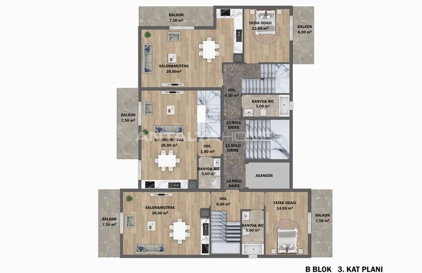 Appartements Élégants Dans Un Complexe Avec Piscine À Mugla Fethiye 30
