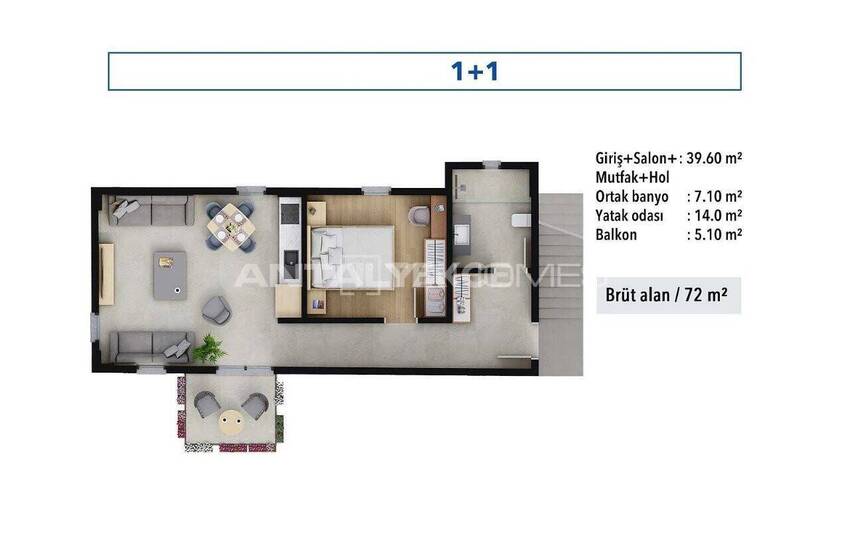 Fethiye Taşyaka'da Kapsamlı Site İçinde Şık Daireler 32
