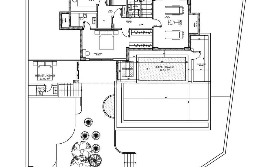 ویلای زیبا با استخر خصوصی و منظره دریا در فتحیه 40