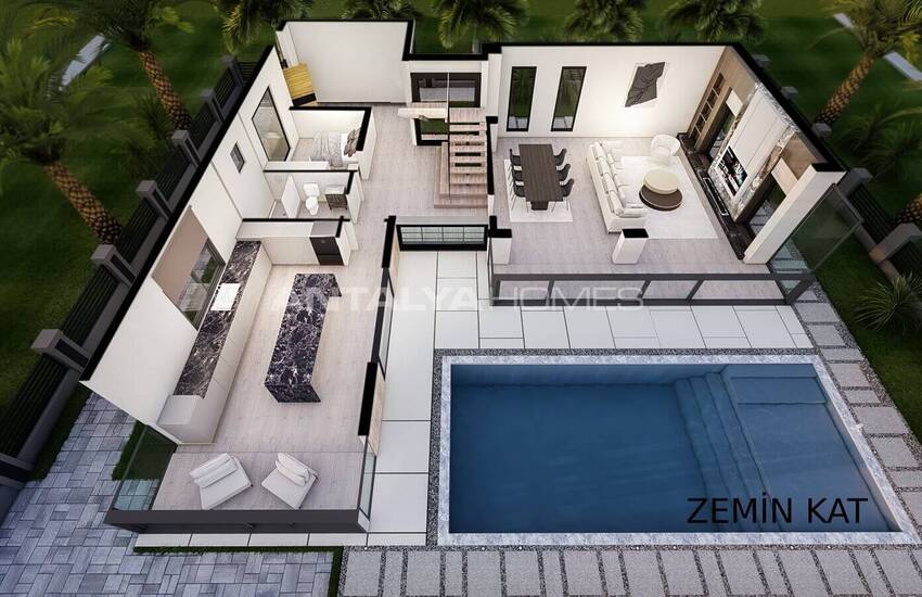 Elegant Houses with Private Pools in Fethiye 27