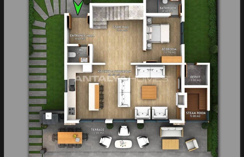 منزل استثماري منفصل بالقرب من المرافق في فتحية 6