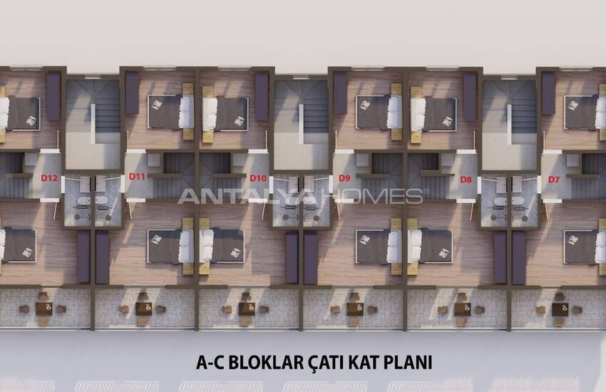آپارتمان 3 خوابه در مجتمع با استخر در سیدیکمر 40