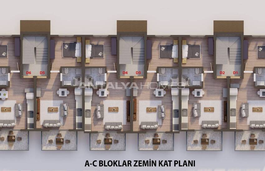 آپارتمان 3 خوابه در مجتمع با استخر در سیدیکمر 39