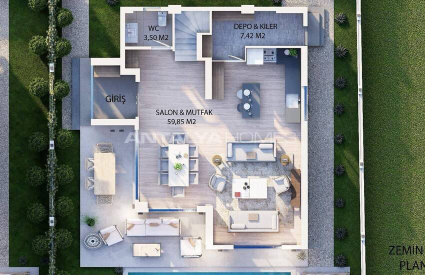 خانه مستقل 5 خوابه با استخر در نزدیکی امکانات رفاهی در فتحیه 22