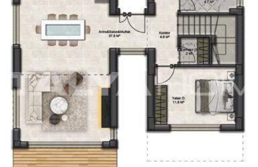 Fristående Stenklädda Hus I Bodrum Centrum 20