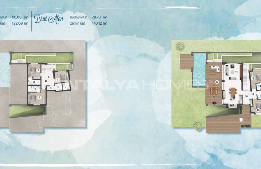 Houses with Private Pools and Large Gardens in Bodrum 22