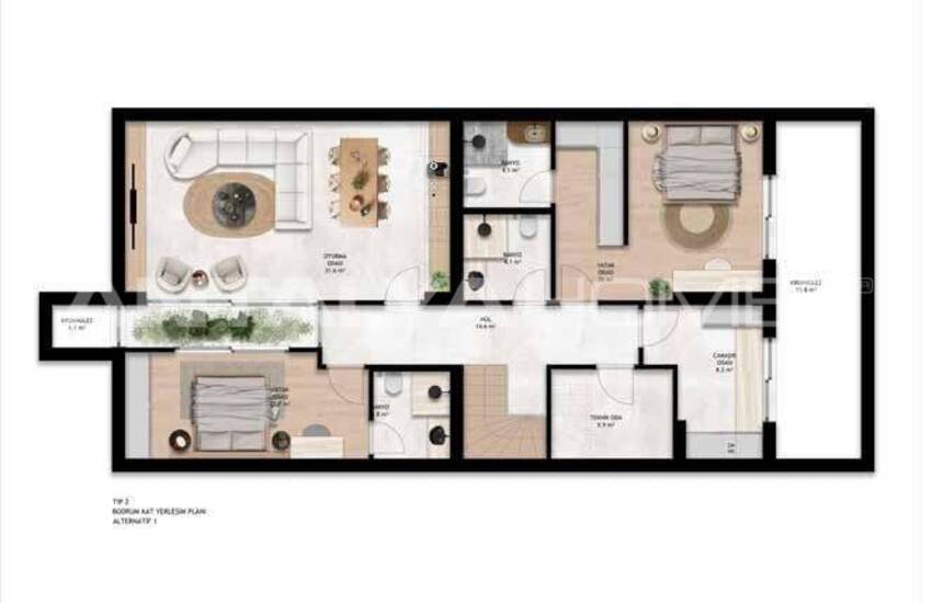 خانههای بزرگ با استخر خصوصی در بدروم 37