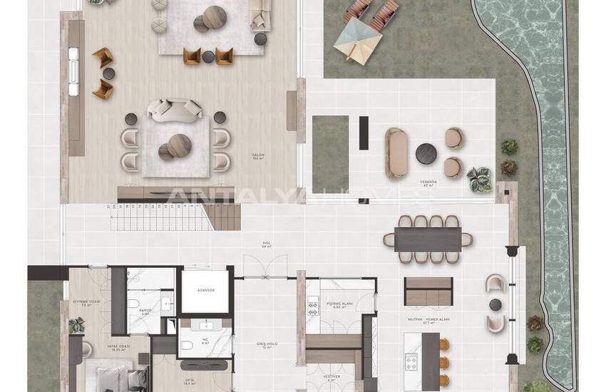 Élégantes Maisons Avec Piscine Privée À Bodrum Konacik 27