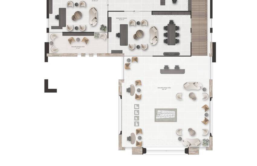 املاک تجاری مدرن برای استفاده تجاری در بدروم 8