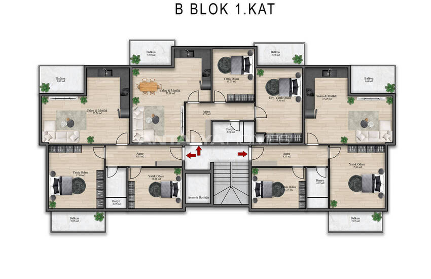 Investeringsappartementen Met Zwembad In Dalaman Muğla 21