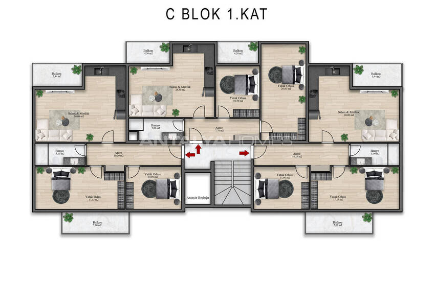 Investeringsappartementen Met Zwembad In Dalaman Muğla 22