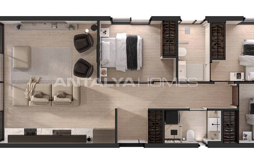 Elegant Apartments in a Project with Private Beach in Bodrum 22