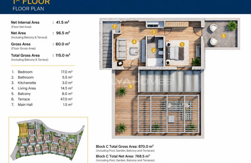 Detached Villas for Sale with Sea Views in Bodrum Muğla 54