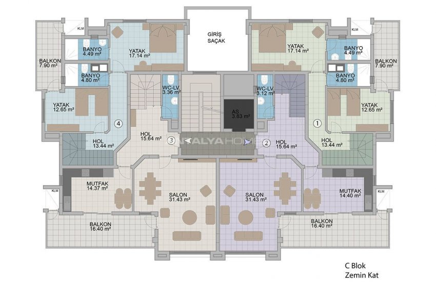 Exclusive Apartments with Taurus Mountain View in Alanya 47