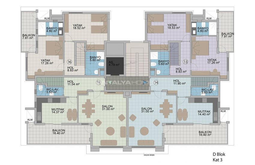 Exclusive Apartments with Taurus Mountain View in Alanya 49