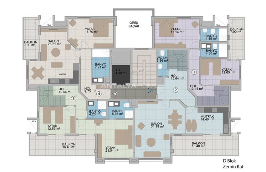 Exclusive Apartments with Taurus Mountain View in Alanya 52