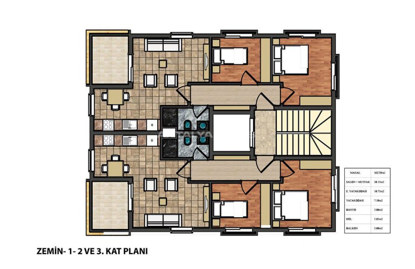 Appartements Au Centre À 50 M De La Mer À Alanya 13