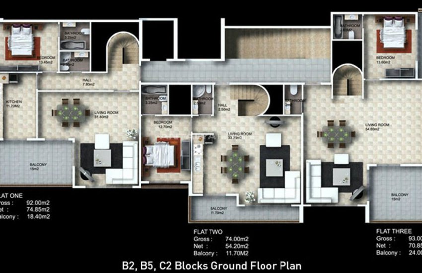 Квартиры в Комплексе на Уровне 5-Звездочного Отеля в Алании 40