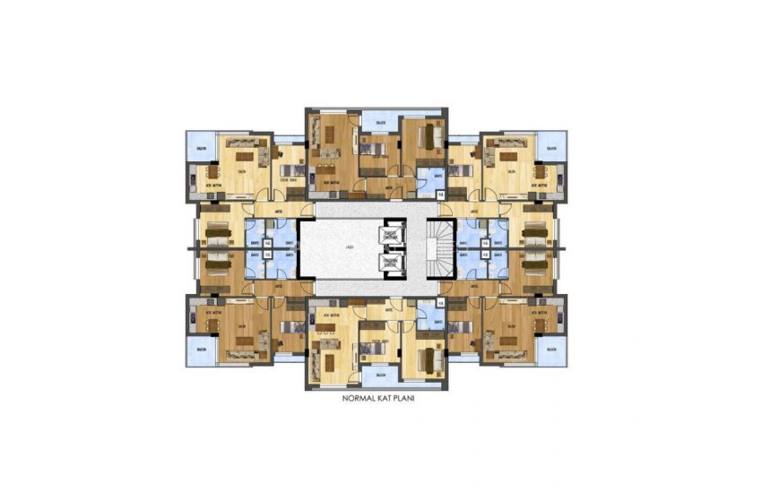 Luxury Apartments in Complex with Rich Facilities in Antalya 54