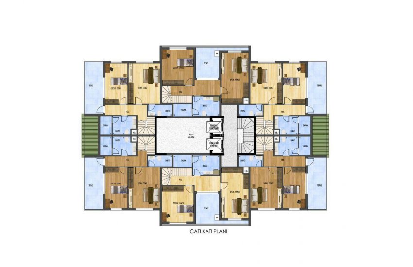 Luxury Apartments in Complex with Rich Facilities in Antalya 55