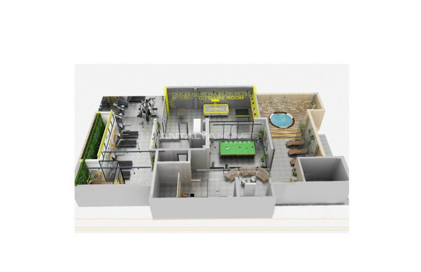 Luxury Apartments in Complex with Rich Facilities in Antalya 62