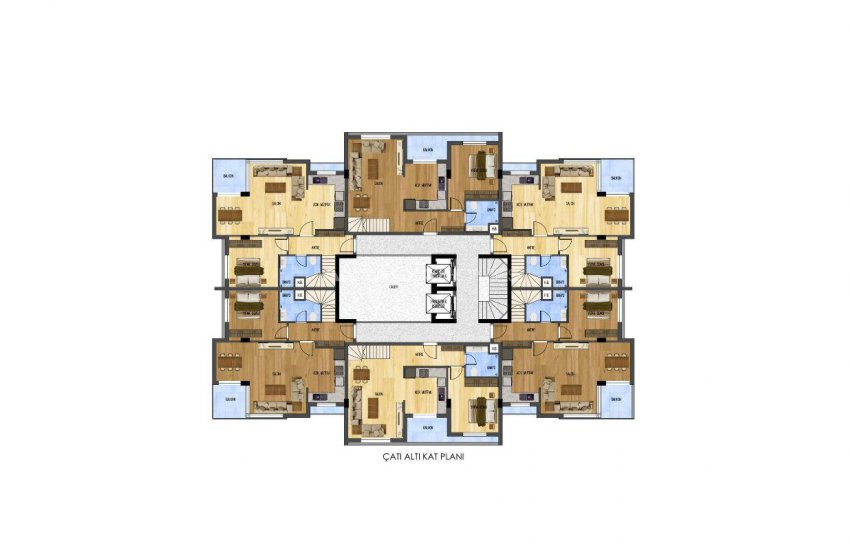 Luxury Apartments in Complex with Rich Facilities in Antalya 53