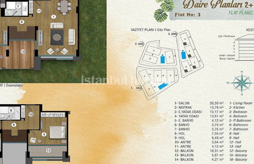 Deluxe Istanbul Apartments in an Exclusive Complex