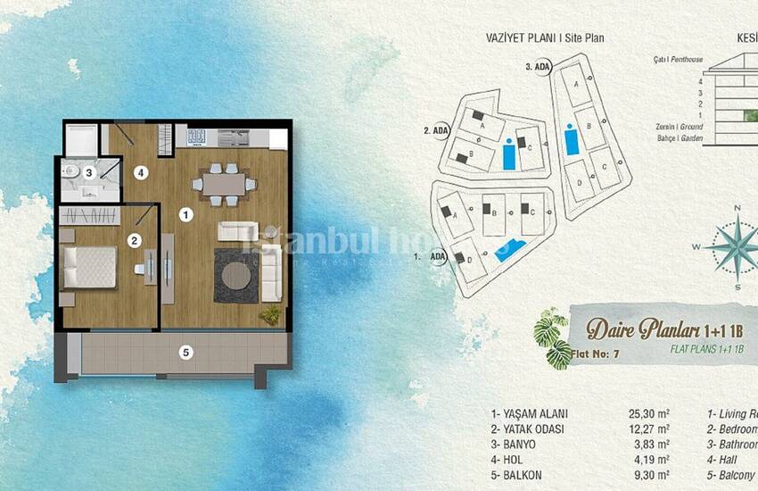 Deluxe Istanbul Apartments in an Exclusive Complex
