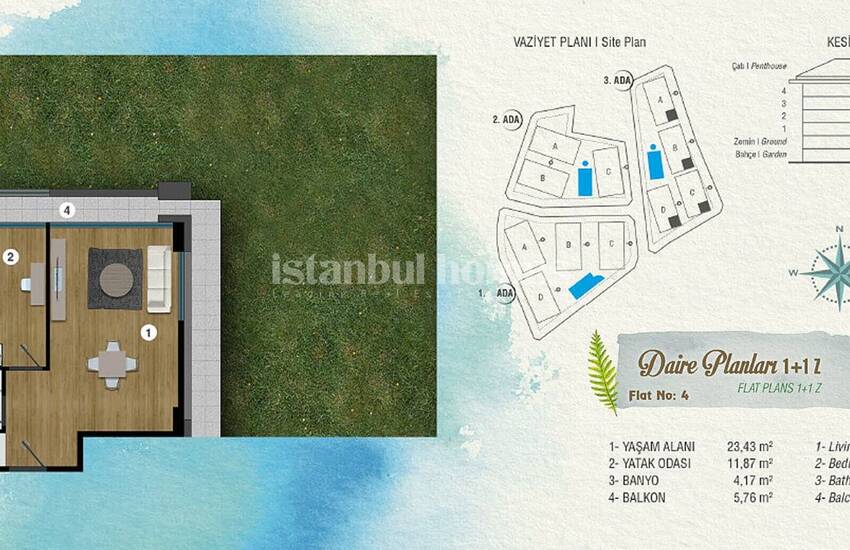 Deluxe Istanbul Apartments in an Exclusive Complex