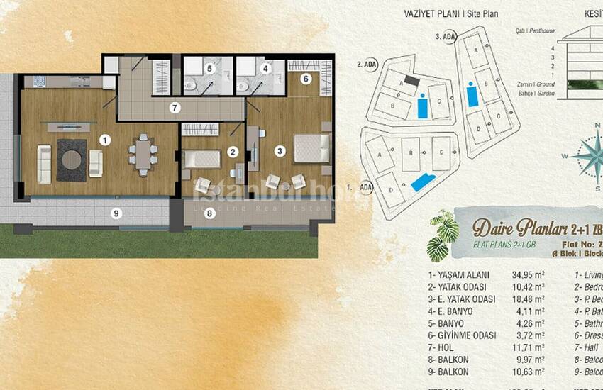 Deluxe Istanbul Apartments in an Exclusive Complex