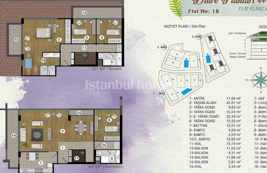 Deluxe Istanbul Apartments in an Exclusive Complex
