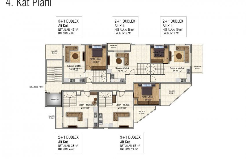 Appartementen In Alanya 200 Meter Van Mahmutlar Center 22