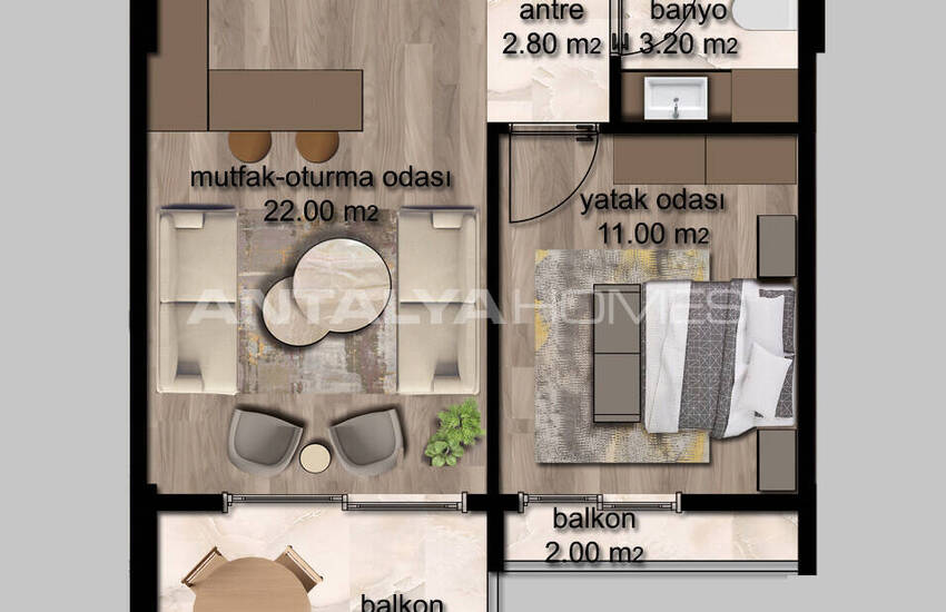 Appartements Avec Piscine Bien Emplacement À Mersin Çeşmeli 19