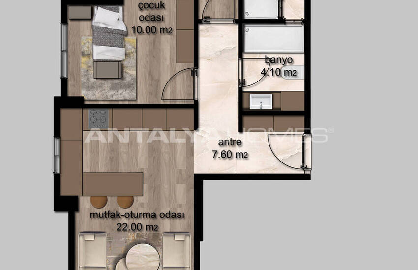 Appartements Avec Piscine Bien Emplacement À Mersin Çeşmeli 20