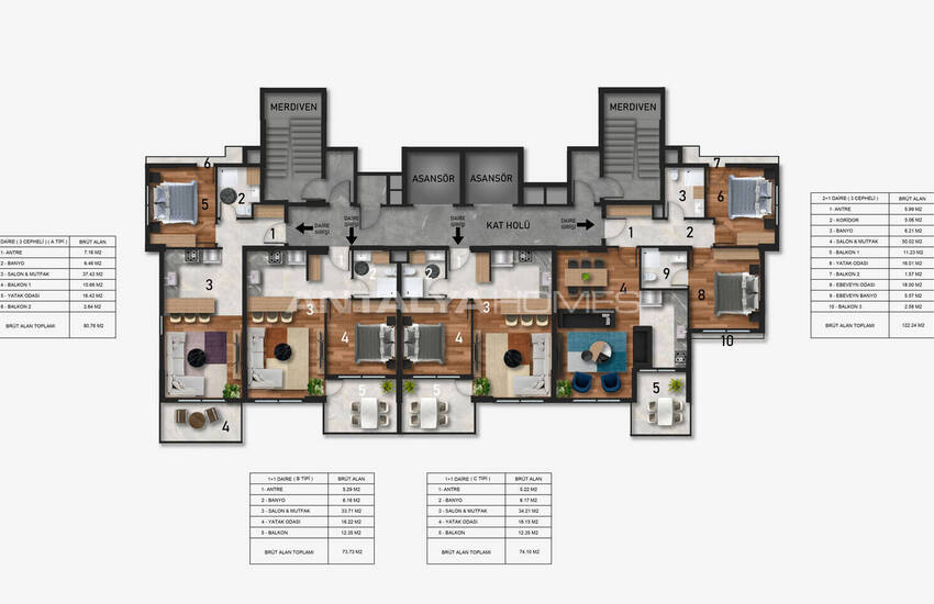 Elegante Appartementen In Prestigieus Complex In Mersin Erdemli 22