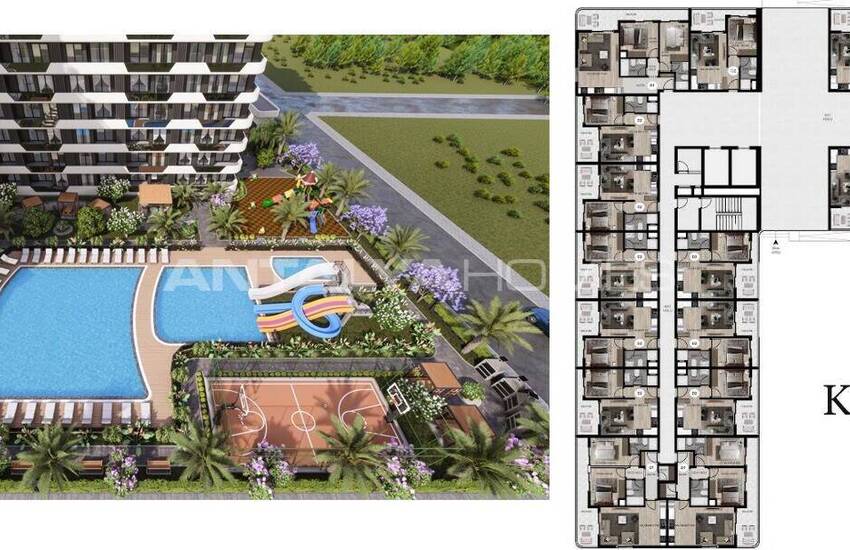 Propriétés Neuves Avec Piscine Et Jardin À Mersin Erdemli 28
