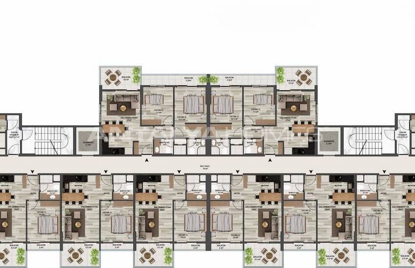 Helt Nya Lägenheter Nära Havet Erdemli Mersin 20