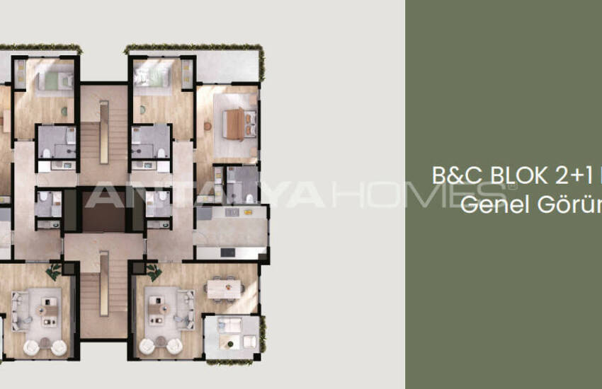 Совершенно новые апартаменты в престижном жилом комплексе в Мерсине 27