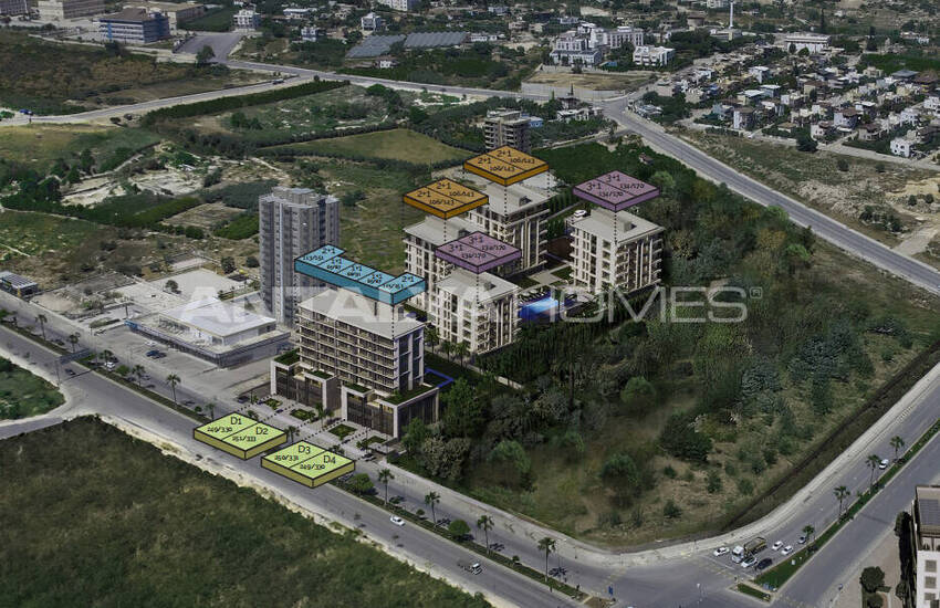 Совершенно новые апартаменты в престижном жилом комплексе в Мерсине 29