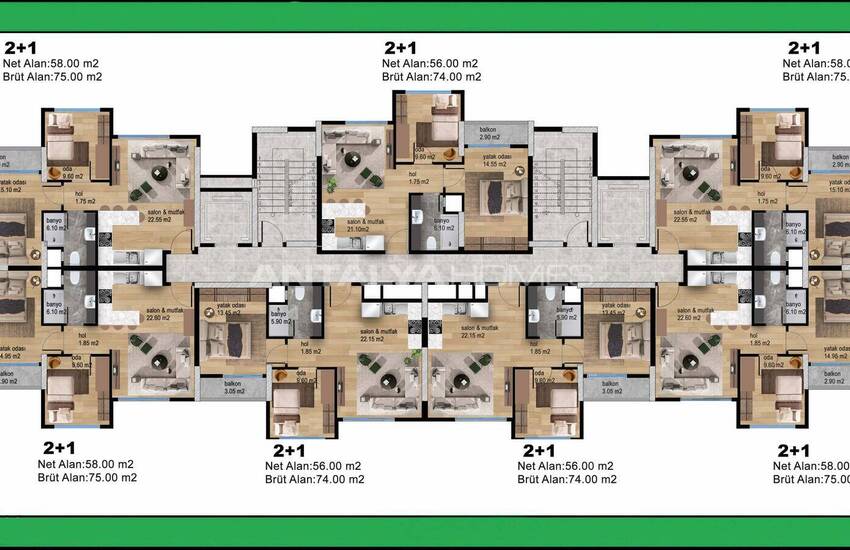 Stilvolles Apartment Mit Hervorragender Ausstattung In Mersin Mezitli 20